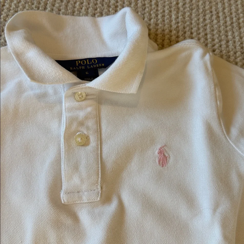 Polo by Ralph Lauren Kids White Polo Dress - Picture 3 of 3